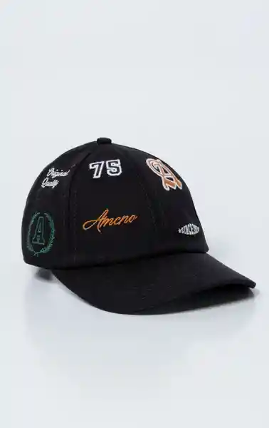 Gorra Unisex Negro Talla M 752G502_NEG190303 Americanino