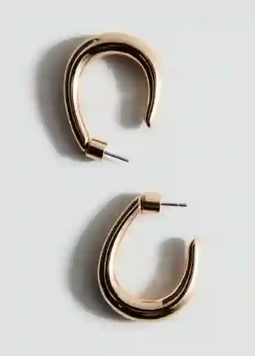 Pendientes Javila Oro Talla 99 Mujer Mango