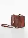 Bolso M Carmen Camel Talla 99 Mujer Mango