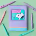 Cuaderno Antiestres B6 Serie Snoopy Colorful Vintage