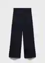 Pantalón Nina Navy Talla 40 Mujer Mango