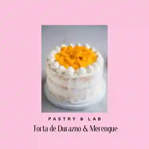 Torta de Duraznos con Merengue