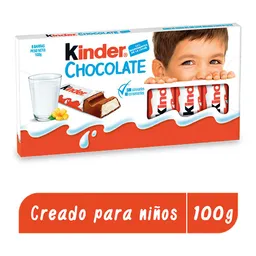 Kinder Barra De Chocolate con Leche 