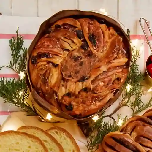 Pan corona de chocolate