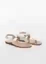 Sandalias Ara Plata Talla 33 Niñas Mango