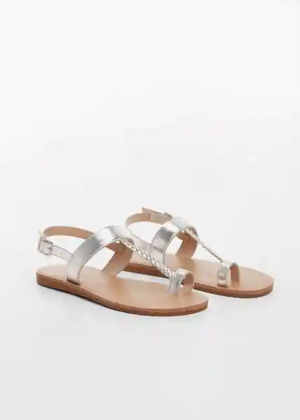 Sandalias Ara Plata Talla 33 Niñas Mango