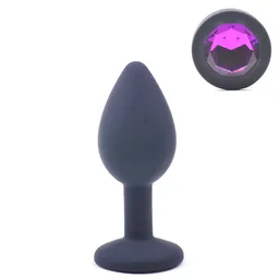 Plug Acostumbrador Anal en Silicona con Joya