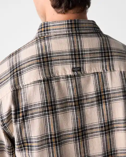 Camisa Hombre Beige Talla M 812G505_BEI131106 Americanino