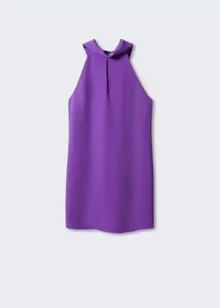 Vestido Charlot Morado Talla S Mujer Mango