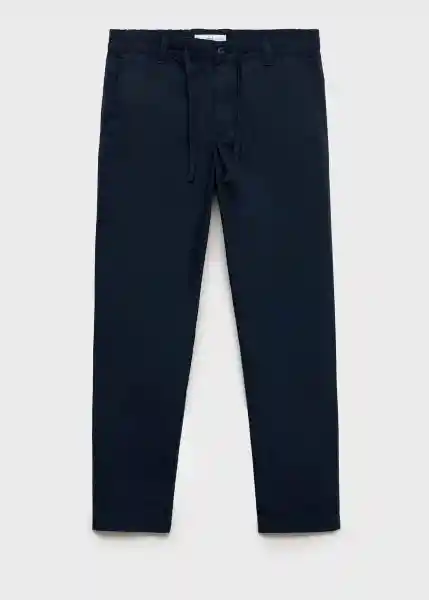 Pantalón Allen Navy Talla 40 Hombre Mango