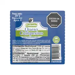 Colanta Queso Campesino 