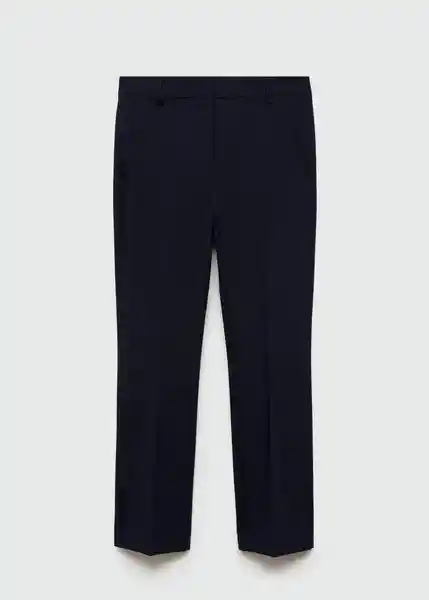 Pantalón Bosco Navy Talla 34 Mujer Mango