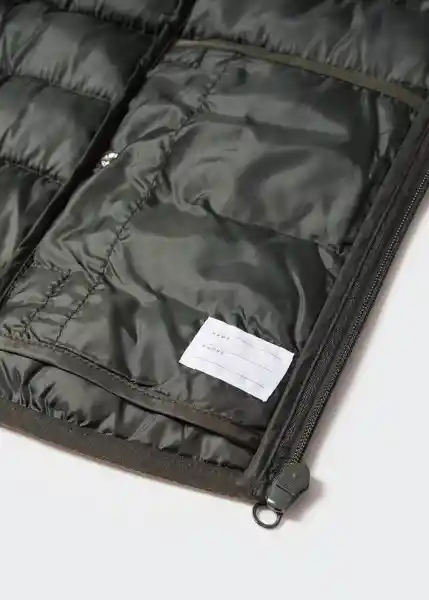 Abrigo Anorak Unico Khaki Talla 05 Niños Mango