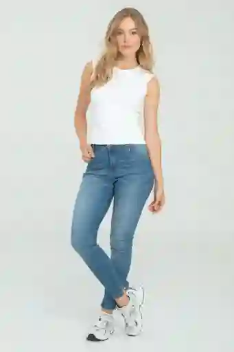 Top Zipline Color Blanco Crudo Talla M Ragged