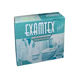 Examtex Guantes Plus Desechables Medianos