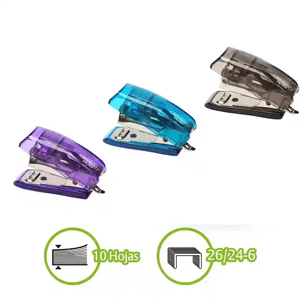 Offi Esco Grapadora Mini Translúcida Offi Esco