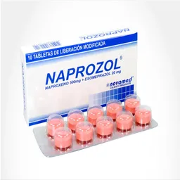 Naprozol Novamed S.A. 500/20Mg X 10 Tabletas Liberacion