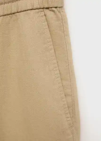 Pantalón Romelino Beige Talla 42 Hombre Mango