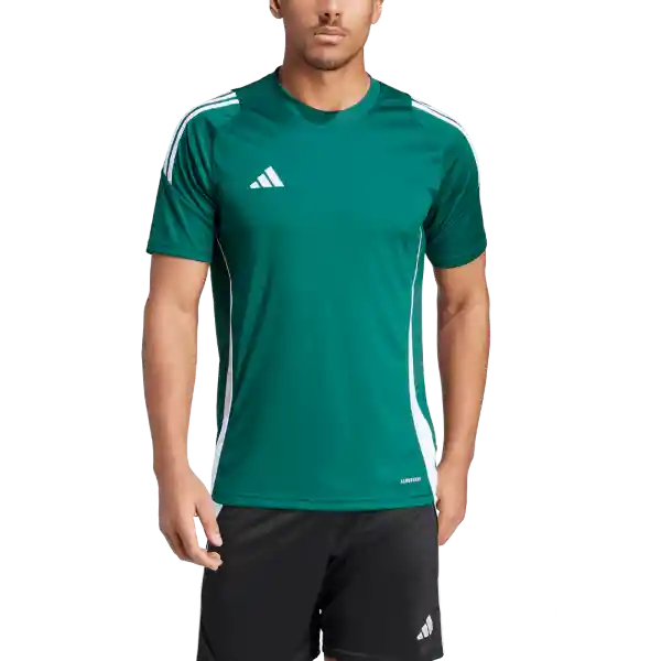 Adidas Camiseta Tiro24 Jersey Equipo Fútbol Hombre Verde XL