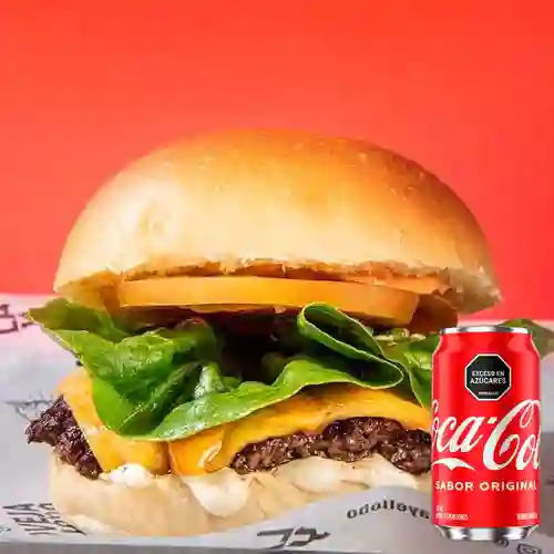 Combo clásica + coca cola original 330ml
