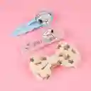 Set de Broches Para Cabello Serie Snoopy Miniso