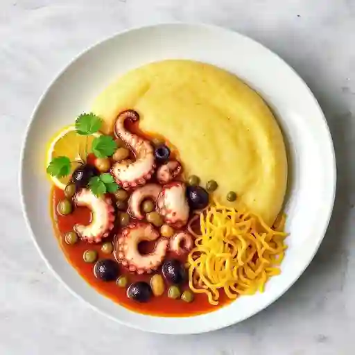 Polenta Con Polpo Alla Luciana