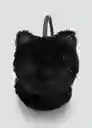 Orejera Blackcat Negro Talla 99 Niñas Mango