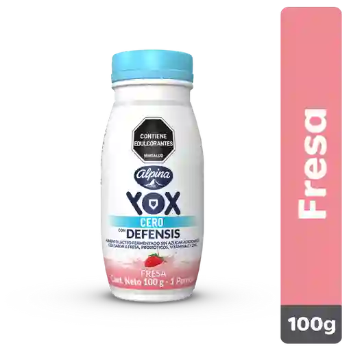 Yox Alimento Lácteo con Defensis sin Azúcar Fresa