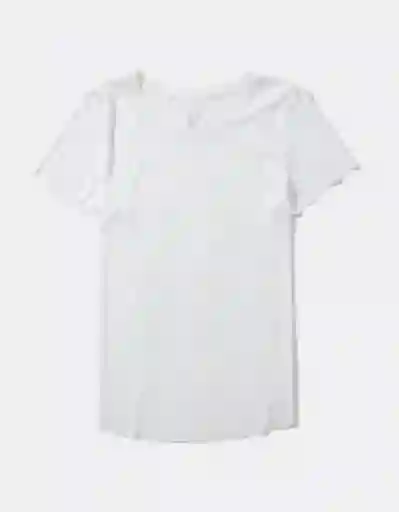 Camiseta Move-It Rib Aerie Blanco Talla X-Small American Eagle