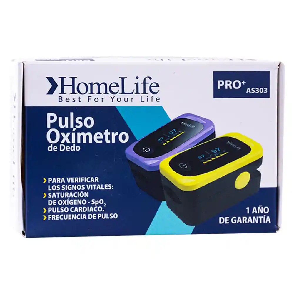 Homelife Pulso Oxímetro Color Amarillo