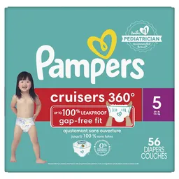 Pampers Cruisers 360 Pañales Talla 5 56U