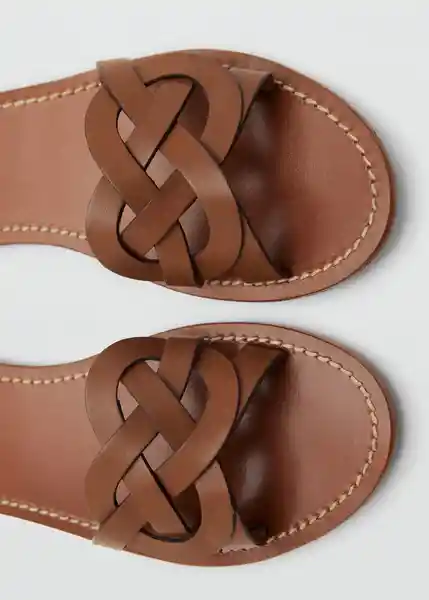 Sandalias Nudi Cuero Talla 38 Mujer Mango