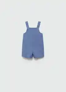 Enterizo Peto Narciso Azul Talla 69 Niños Mango