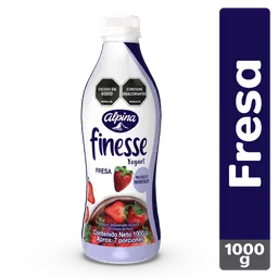 Finesse Yogurt Descremado con Trozos de Fresa