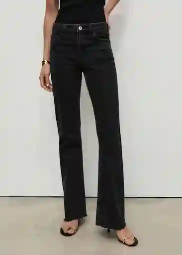 Jean Fiona Tejano Negro Talla 38 Mujer Mango