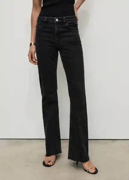 Jean Fiona Tejano Negro Talla 38 Mujer Mango