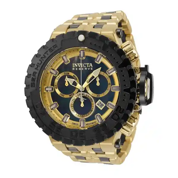 Reloj Sea Hunter Hombre Dorado INV34595 Invicta