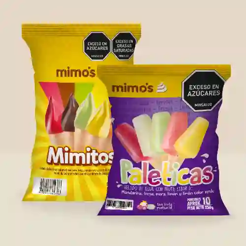 Promo Bol Mimitos X10 y Bol Paleticasx10