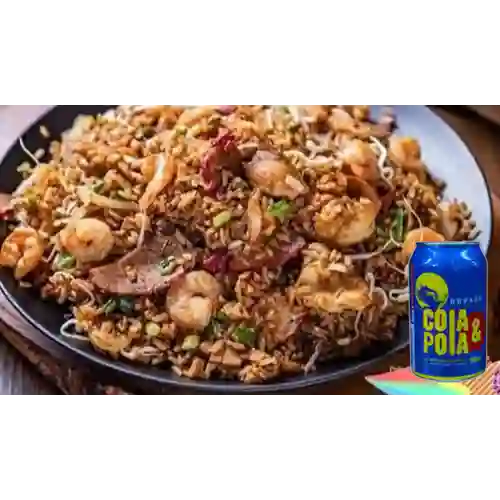 Combo Arroz 7 Delicias + Cola & Pola Lata 330