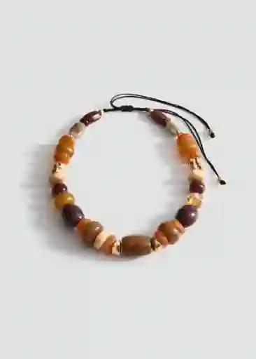 Collar Travis Marrón Talla 99 Mujer Mango