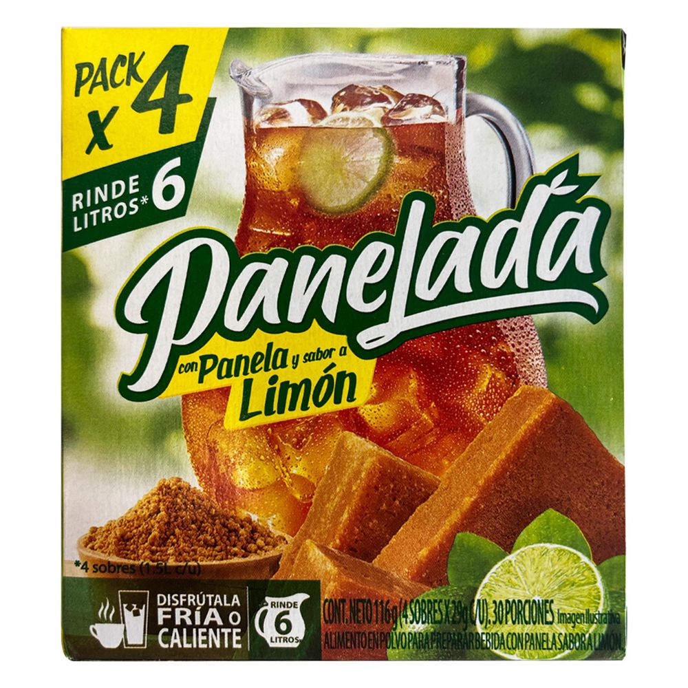 Bebida en Polvo Panelada Sabor Panela Limón 116 g