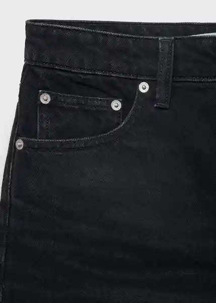 Short Andy Tejano Gris Oscuro Talla 38 Mujer Mango