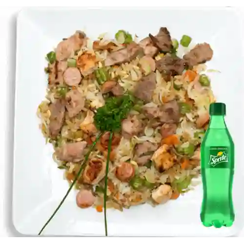 Combo Arroz Atollado + Sprite 400 ml