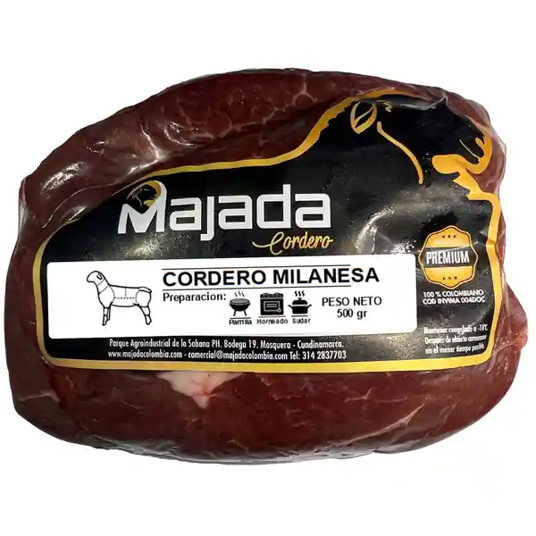 Milanesa de Cordero Majada Carne