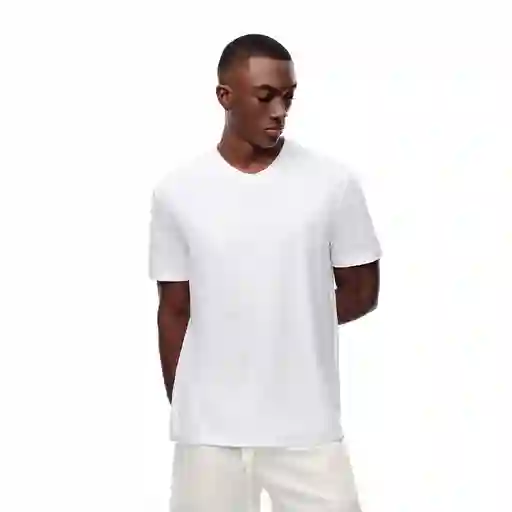 Camiseta Manga Corta Cuello Redondo en Algodón Masculino Ufete Gef