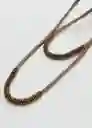 Bolso M Meyes Khaki Talla 99 Mujer Mango