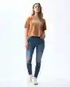 Camiseta Mujer Café Talla L 601G001_CAF171330 Americanino