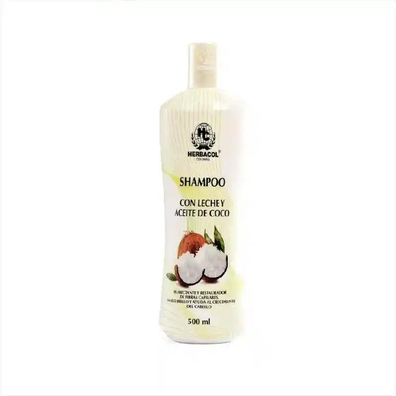 Herbacol Shampoo Con Leche Y Aceite De Coco  