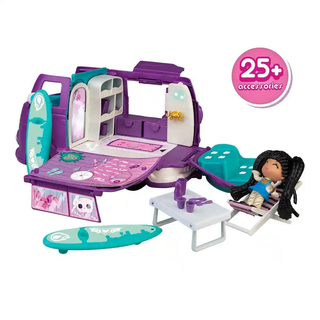 Pinypon Set Muñeca Terrific Van