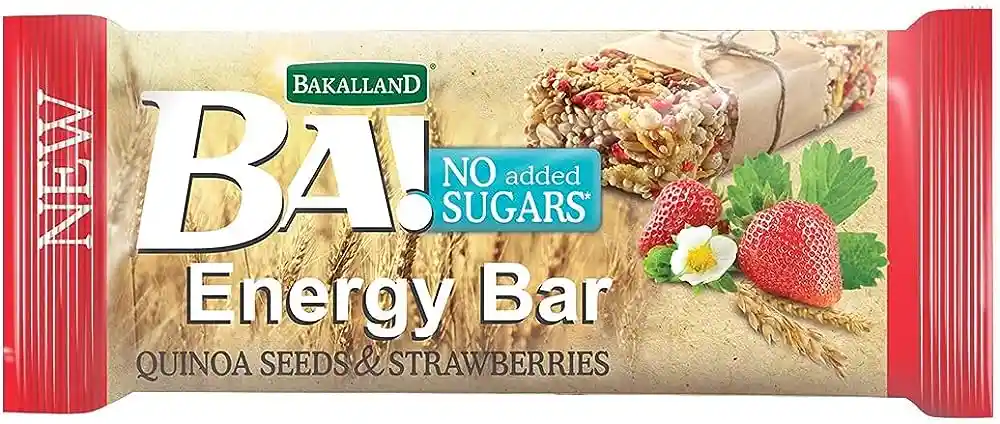 Ba! Cereal en Barra de Quinoa y Stawberry